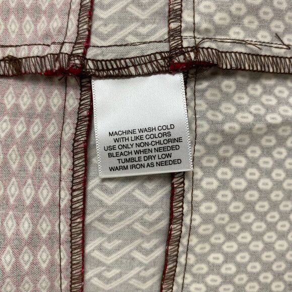 A.N.A. A New Approach 16 Multi Geometric Midi Dress Spaghetti Strap Side Zip - Picture 12 of 12